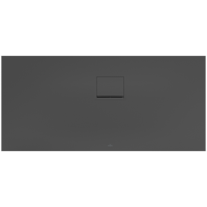 Villeroy & Boch Squaro Infinity Duschwanne  UDQ1570SQI2RV1S, 150 x 70 x 4 cm, anthrazit