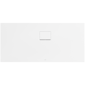 Villeroy &amp; Boch Squaro Infinity shower tray UDQ1570SQI2RVRW 150 x 70 x 4 cm, Stone White, corner installation right against wall