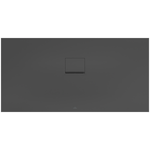 Villeroy & Boch Squaro Infinity douche UDQ1575SQI2IV1S , 150 x 75 x 4 cm, anthracite