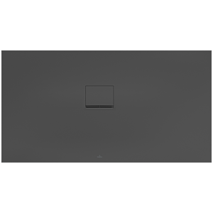 Villeroy & Boch Squaro Infinity douche UDQ1580SQI2LV1S , 150 x 80 x 4 cm, anthracite
