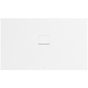 Villeroy &amp; Boch Squaro Infinity shower tray UDQ1590SQI2IVRW 150 x 90 x 4 cm, Stone White, for flush installation