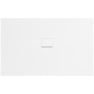 Villeroy &amp; Boch Squaro Infinity shower tray UDQ1610SQI2IVRW 160 x 100 x 4 cm, Stone White, for flush installation