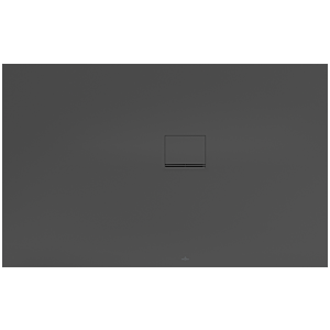 Villeroy & Boch Squaro Infinity douche UDQ1610SQI2RV1S , 160 x 100 x 4 cm, anthracite