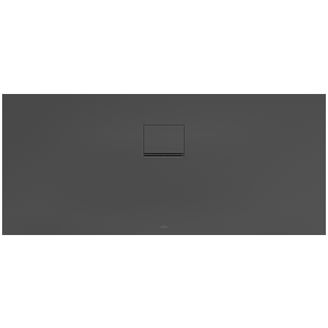 Villeroy & Boch Squaro Infinity douche UDQ1670SQI2BV1S , 160 x 70 x 4 cm, anthracite