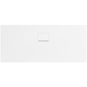 Villeroy &amp; Boch Squaro Infinity shower tray UDQ1670SQI2BVRW 160 x 70 x 4 cm, Stone White, universal, long side cut