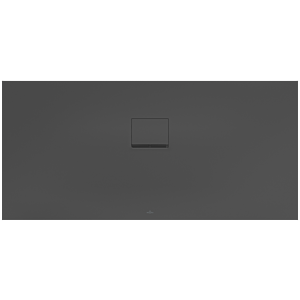 Villeroy & Boch Squaro Infinity douche UDQ1675SQI2BV1S , 160 x 75 x 4 cm, anthracite