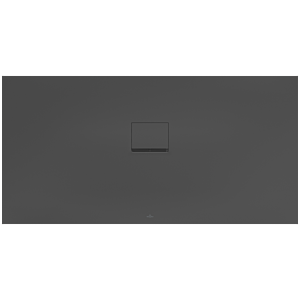 Villeroy & Boch Squaro Infinity shower tray UDQ1680SQIV1S, 160x80x4 cm, anthracite anti-slip