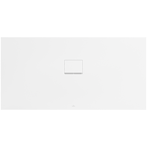 Villeroy &amp; Boch Squaro Infinity shower tray UDQ1680SQI2V-RW 160 x 80 x 4 cm, Stone White, universally installable