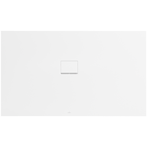 Villeroy &amp; Boch Squaro Infinity shower tray UDQ1710SQI2LVRW 170 x 100 x 4 cm, Stone White, corner installation left against wall