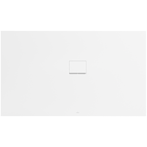 Villeroy &amp; Boch Squaro Infinity shower tray UDQ1710SQI2RVRW 170 x 100 x 4 cm, Stone White, corner installation right against wall