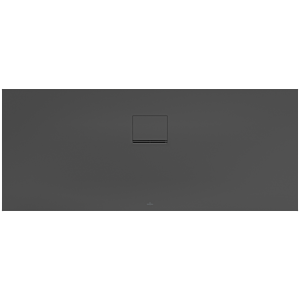 Villeroy & Boch Squaro Infinity douche UDQ1770SQI2IV1S , 170 x 70 x 4 cm, anthracite