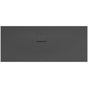 Villeroy & Boch Squaro Infinity douche UDQ1770SQI2LV1S , 170 x 70 x 4 cm, anthracite