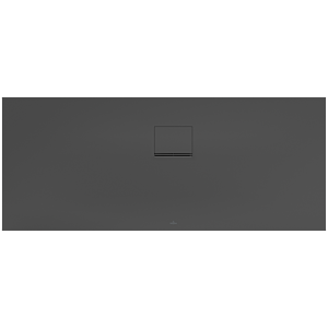 Villeroy & Boch Squaro Infinity douche UDQ1770SQI2RV1S , 170 x 70 x 4 cm, anthracite