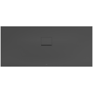 Villeroy & Boch Squaro Infinity douche UDQ1775SQI2IV1S , 170 x 75 x 4 cm, anthracite