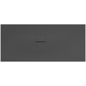 Villeroy & Boch Squaro Infinity shower UDQ1775SQI2LV1S , 170 x 75 x 4 cm, anthracite