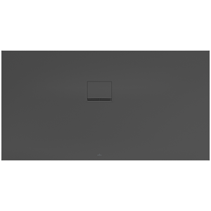 Villeroy & Boch Squaro Infinity shower UDQ1790SQI2LV1S , 170 x 90 x 4 cm, anthracite