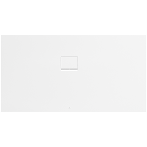 Villeroy &amp; Boch Squaro Infinity shower tray UDQ1790SQI2LVRW 170 x 90 x 4 cm, Stone White, corner installation left against wall