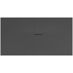 Villeroy & Boch Squaro Infinity douche UDQ1790SQI2RV1S , 170 x 90 x 4 cm, anthracite