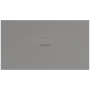 Villeroy &amp; Boch Squaro Infinity shower tray UDQ1810SQI2MV3S 180 x 100 x 4 cm, grey, dimensions for flush installation