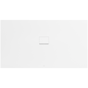 Villeroy &amp; Boch Squaro Infinity shower tray UDQ1810SQI2MVRW 180 x 100 x 4 cm, Stone White, dimensions for flush installation