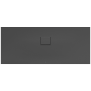 Villeroy & Boch Squaro Infinity douche match0 UDQ1875SQO2BV1S, 180 x 75 x 4 cm, anthracite