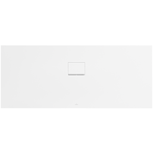 Receveur de douche Villeroy &amp; Boch Squaro Infinity UDQ1875SQI2BVRW 180 x 75 x 4 cm, Blanc Pierre, universel, découpe latérale longue