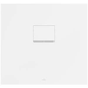 Villeroy &amp; Boch Squaro Infinity shower tray UDQ8075SQI2IVRW 80 x 75 x 4 cm, Stone White, for flush installation