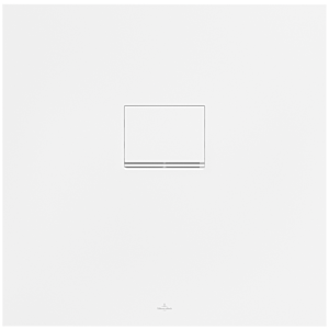 Villeroy &amp; Boch Squaro Infinity shower tray UDQ8080SQI1IVRW 80 x 80 x 4 cm, Stone White, for flush installation