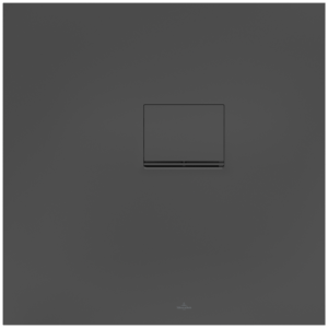Villeroy & Boch Squaro Infinity Duschwanne UDQ8080SQI1RV1S, 80 x 80 x 4 cm, anthrazit