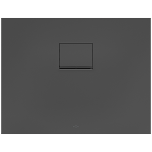 Villeroy & Boch Squaro Infinity Duschwanne  UDQ9070SQI2BV1S, 90 x 70 x 4 cm, anthrazit