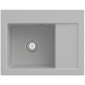 Villeroy and Boch Subway 45 Compact built-in sink 331200SM built-in sink left, 650x220x510mm, steam CeramicPlus