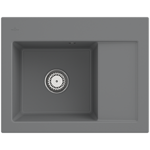 Villeroy and Boch Subway 45 Compact built-in sink 331200SL built-in sink left, 650x220x510mm, stone CeramicPlus