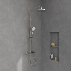 Villeroy & Boch Universal Showers Colonne de douche thermostatique TVS10900200061 mural, chromé