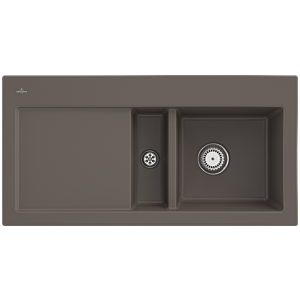 Villeroy und Boch Subway 60 Einbauspüle 671200TR Spülbecken rechts, 1000x510mm, timber CeramicPlus