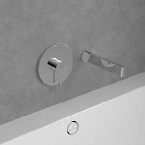 Villeroy and Boch Dawn bathtub spout TVT10650515161 wall mounting, chrome