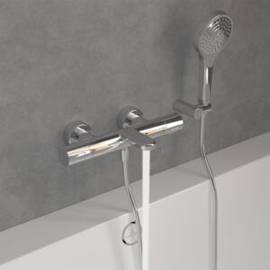Villeroy & Boch Universal Taps & Fittings Wannenthermostat TVT00000100061  rund, Wandmontage, chrom