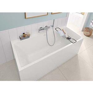 Villeroy & Boch Subway 3.0 Duo-Badewanne Einbau UBQ180SBW2DV01 180 x 80 cm, Quaryl Weiß Alpin