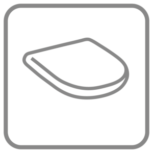 Villeroy &amp; Boch O.NOVO toilet seat 8M436101 oval, stainless steel hinge white, white