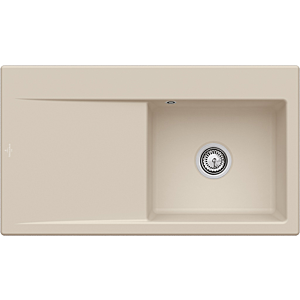 Évier Villeroy et Boch Subway Style 50 335100AM Évier à droite, 900 x 510 mm, amande CeramicPlus