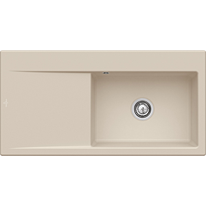 Évier Villeroy et Boch Subway Style 60 336100AM Évier à droite, 510 mm, amande CeramicPlus