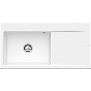 Villeroy and Boch Subway Style 60 Sink 336200KG Left-hand sink, 510 mm, snow white CeramicPlus