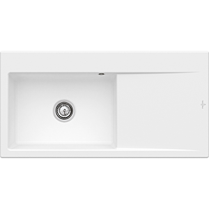 Évier Villeroy et Boch Subway Style 60 336200RW Évier à gauche, 510 mm, blanc pierre CeramicPlus