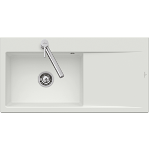 Villeroy and Boch Subway Style 60 Sink 336200SM Left-hand sink, 1000 x 510 mm, steam CeramicPlus
