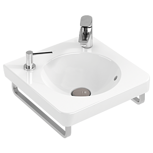 Villeroy & Boch Handtuchhalter 929640D7  Edelstahl hochglanz poliert, Montage seitlich