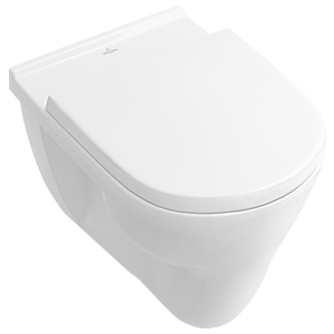Villeroy & Boch O.Novo Wand Flachspül WC 566210R1  36x56cm, weiss c-plus, Abgang waagerecht