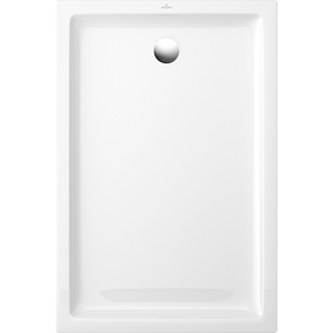 Villeroy & Boch O.Novo Plus Villeroy & Boch douche 6210K301 120 x 80 x 6 cm, blanc avec antidérapant