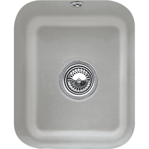 Villeroy et Boch 670401KD avec jeu de déchets, fonctionnement manuel, kit de montage, fossile