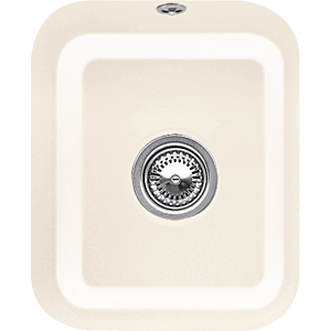 Villeroy et Boch évier sous plan 670402KR avec garniture de vidage , actionnement excentrique, kit de fixation, crema