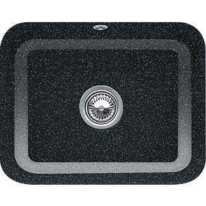 Villeroy et Boch comptoir match0 670601J0 avec garniture d&#39;écoulement, fonctionnement manuel, kit de montage, chromite