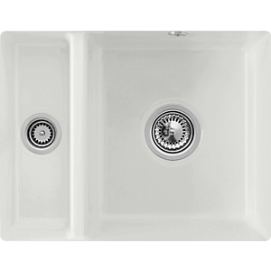 Villeroy and Boch undermount sink 675802SM with drain fitting and eccentric operation, Steam